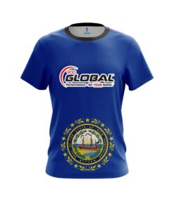 900 Global New Hampshire Flag CoolWick Bowling Jersey