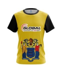 900 Global New Jersey Flag CoolWick Bowling Jersey