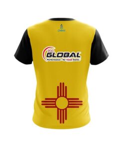 Alternative view of 900 Global New Mexico Flag CoolWick Bowling Jersey