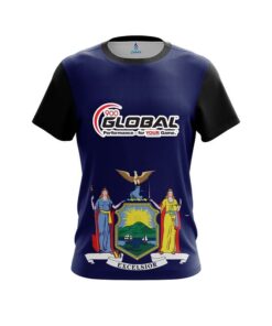 900 Global New York Flag CoolWick Bowling Jersey