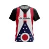 900 Global Ohio Flag CoolWick Bowling Jersey
