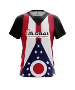 900 Global Ohio Flag CoolWick Bowling Jersey