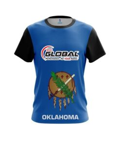 900 Global Oklahoma Flag CoolWick Bowling Jersey