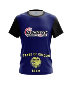 900 Global Oregon Flag CoolWick Bowling Jersey