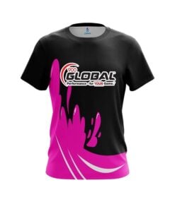 900 Global Pink Splash CoolWick Bowling Jersey