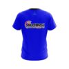 900 Global Plain Blue CoolWick Bowling Jersey - Image 2