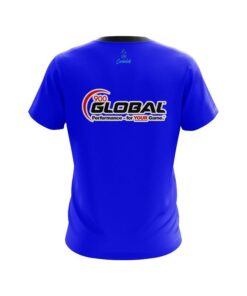 Alternative view of 900 Global Plain Blue CoolWick Bowling Jersey