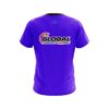 900 Global Plain Purple CoolWick Bowling Jersey - Image 2