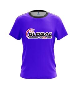 900 Global Plain Purple CoolWick Bowling Jersey