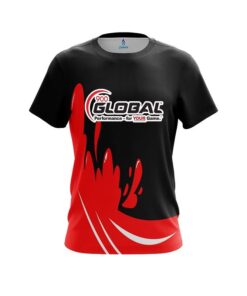 900 Global Red Splash CoolWick Bowling Jersey