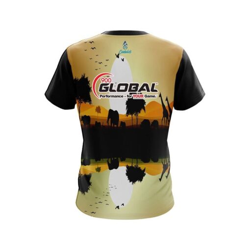 900 Global Wondering Sahara CoolWick Bowling Jersey - Image 2