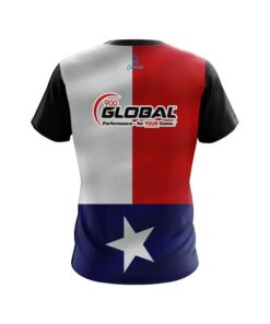 Alternative view of 900 Global Texas Flag CoolWick Bowling Jersey