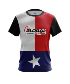 900 Global Texas Flag CoolWick Bowling Jersey