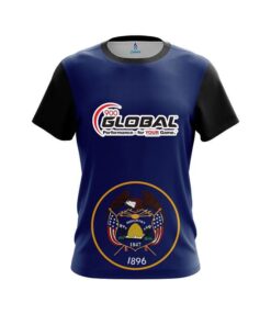900 Global Utah Flag CoolWick Bowling Jersey