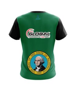 Alternative view of 900 Global Washington Flag CoolWick Bowling Jersey