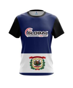 900 Global West Virginia Flag CoolWick Bowling Jersey