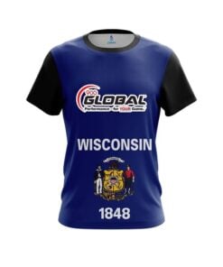 900 Global Wisconsin Flag CoolWick Bowling Jersey