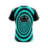 Brunswick Aqua Swirl CoolWick Bowling Jersey - Image 2