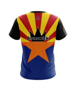 Alternative view of Brunswick Arizona Flag CoolWick Bowling Jersey
