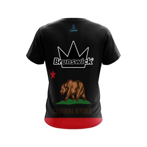 Brunswick California Republic Flag CoolWick Bowling Jersey - Image 2