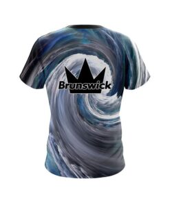 Alternative view of Brunswick Cloudy Vortex CoolWick Bowling Jersey