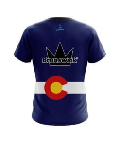 Alternative view of Brunswick Colorado Flag CoolWick Bowling Jersey