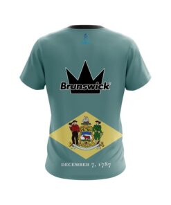 Alternative view of Brunswick Delaware Flag CoolWick Bowling Jersey