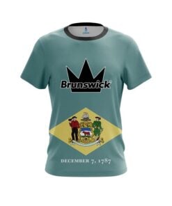 Brunswick Delaware Flag CoolWick Bowling Jersey