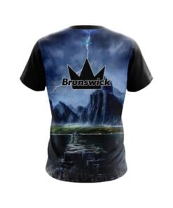 Alternative view of Brunswick Electric Mountain CoolWick Bowling Jersey