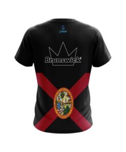 Alternative view of Brunswick Florida Flag CoolWick Bowling Jersey