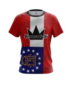 Brunswick Georgia Flag CoolWick Bowling Jersey