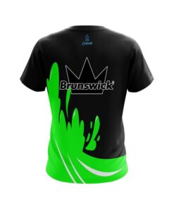 Alternative view of Brunswick Green Splash CoolWick Bowling Jersey