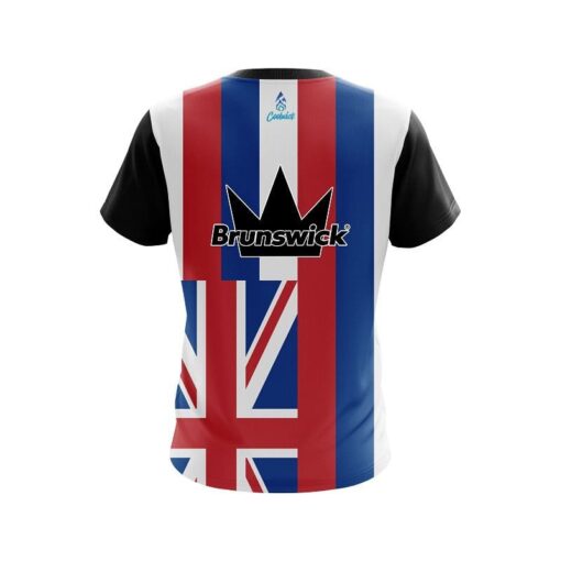 Brunswick Hawaii Flag CoolWick Bowling Jersey - Image 2