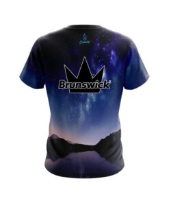 Alternative view of Brunswick Milky Way CoolWick Bowling Jersey