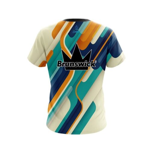 Brunswick Modern Stripe CoolWick Bowling Jersey - Image 2