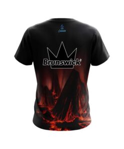 Alternative view of Brunswick Molten Volcano CoolWick Bowling Jersey