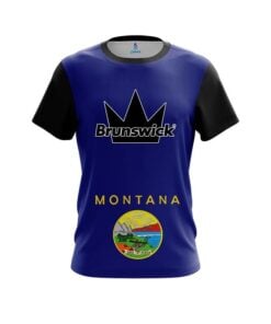 Brunswick Montana Flag CoolWick Bowling Jersey