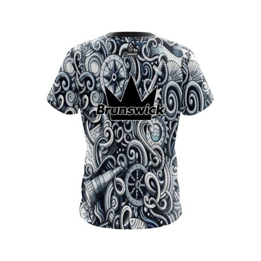 Brunswick Nautical CoolWick Bowling Jersey - Image 2