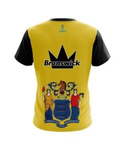 Alternative view of Brunswick New Jersey Flag CoolWick Bowling Jersey