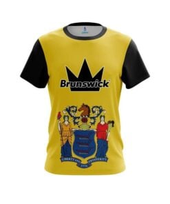 Brunswick New Jersey Flag CoolWick Bowling Jersey