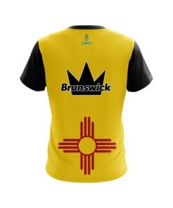 Alternative view of Brunswick New Mexico Flag CoolWick Bowling Jersey