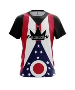 Brunswick Ohio Flag CoolWick Bowling Jersey