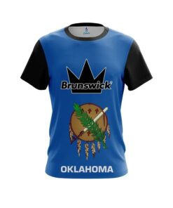 Brunswick Oklahoma Flag CoolWick Bowling Jersey