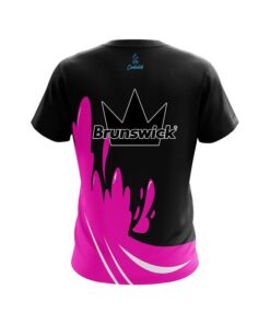 Alternative view of Brunswick Pink Splash CoolWick Bowling Jersey