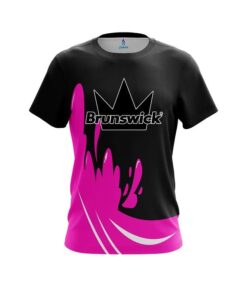 Brunswick Pink Splash CoolWick Bowling Jersey