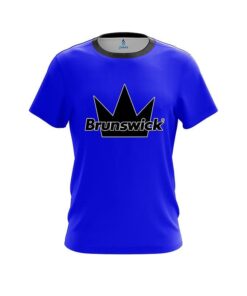 Brunswick Plain Blue CoolWick Bowling Jersey