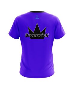 Alternative view of Brunswick Plain Purple CoolWick Bowling Jersey