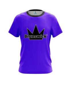 Brunswick Plain Purple CoolWick Bowling Jersey