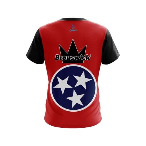 Brunswick Tennessee Flag CoolWick Bowling Jersey - Image 2