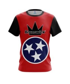 Brunswick Tennessee  Flag CoolWick Bowling Jersey